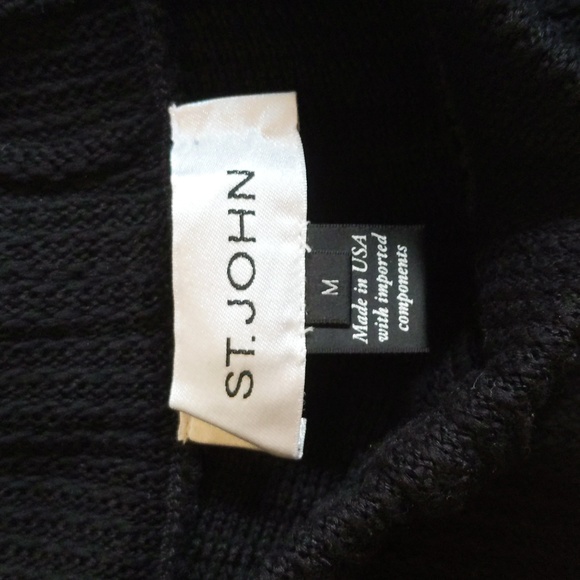 ST. JOHN wide leg culottes/lounge pants - Picture 3 of 9